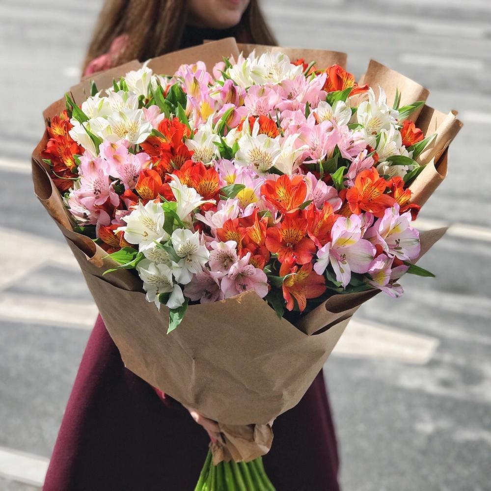 Букет из 37 альстромерий 