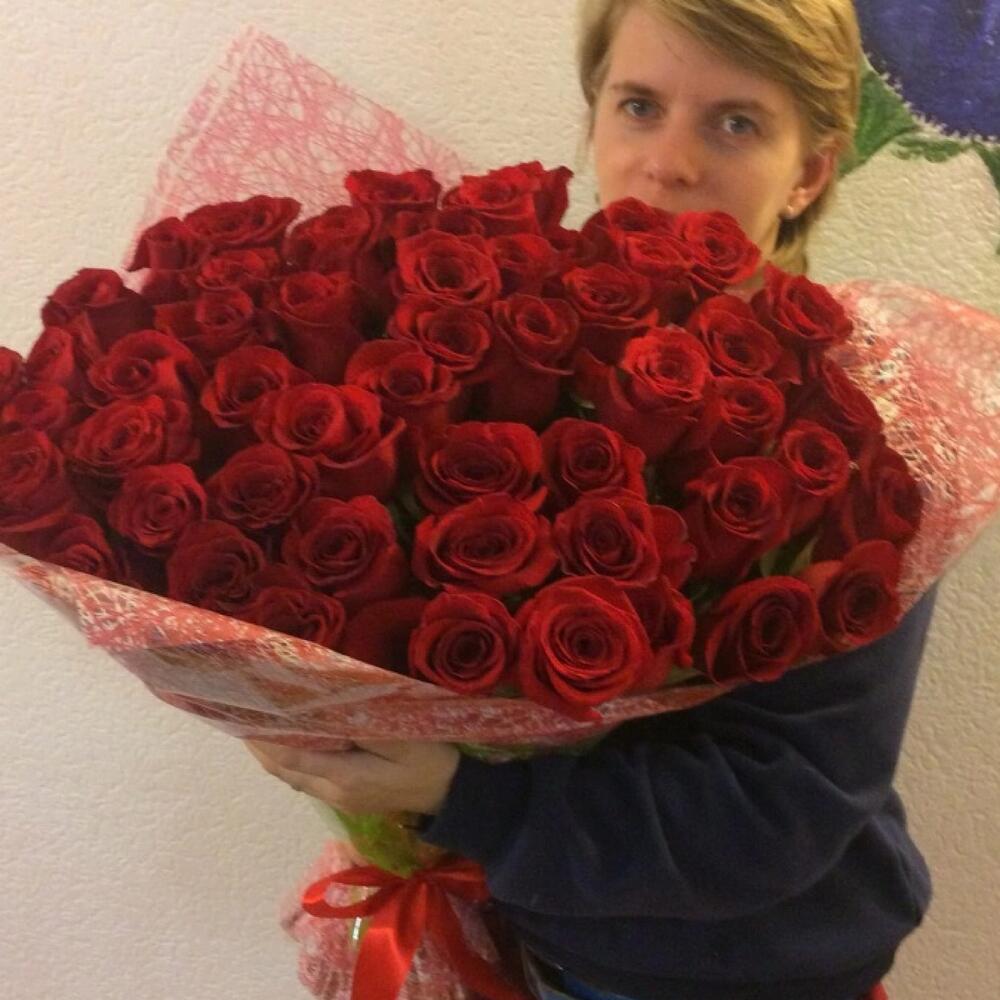 Розы Премимум 51 штука 60 см Розы Премимум 51 штука 60 см