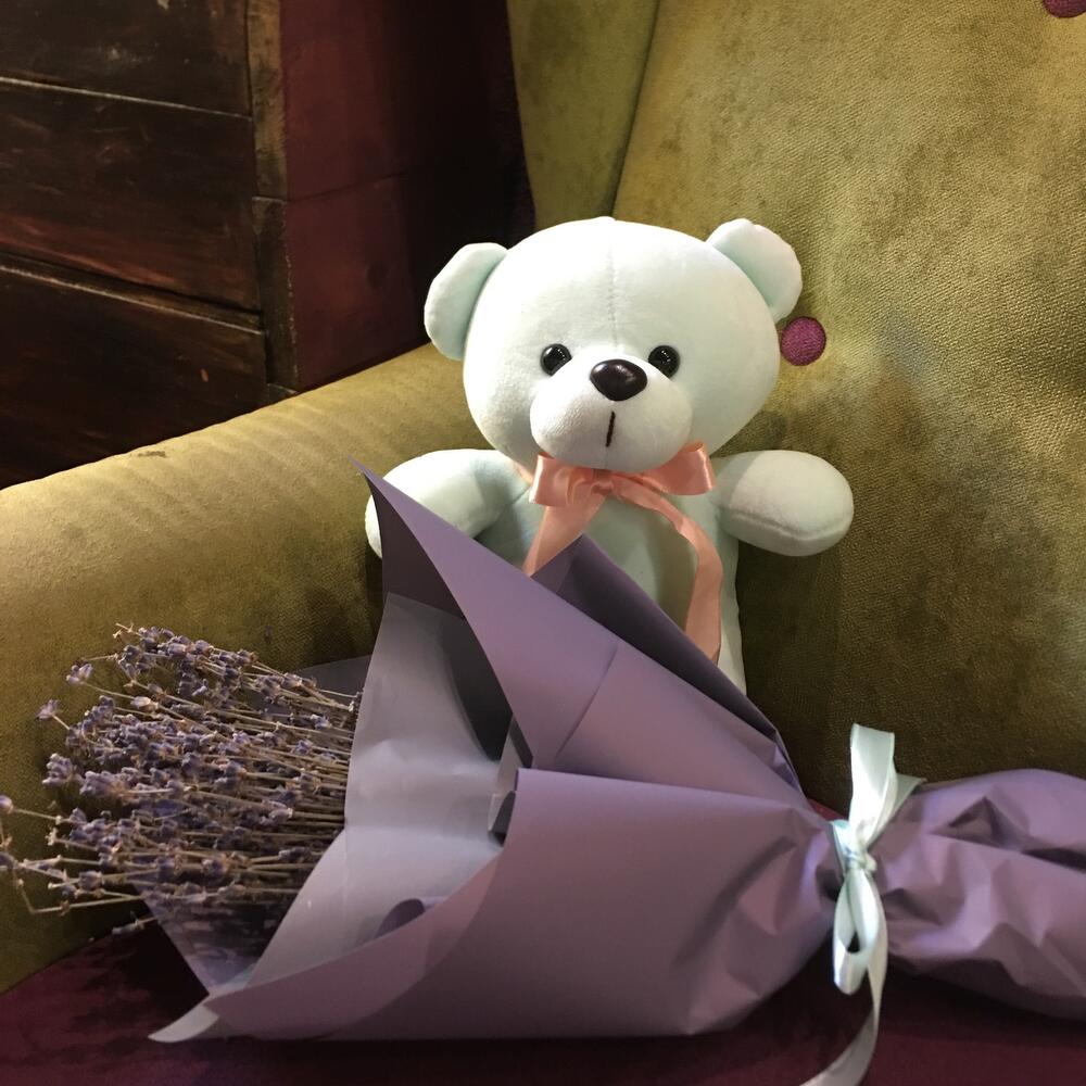 Подарочный набор с плюшевым мишкой Подарочный набор с плюшевым мишкой