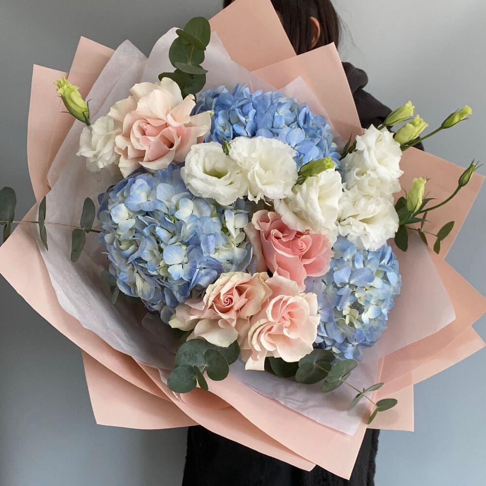 Букет с контрастными гранями