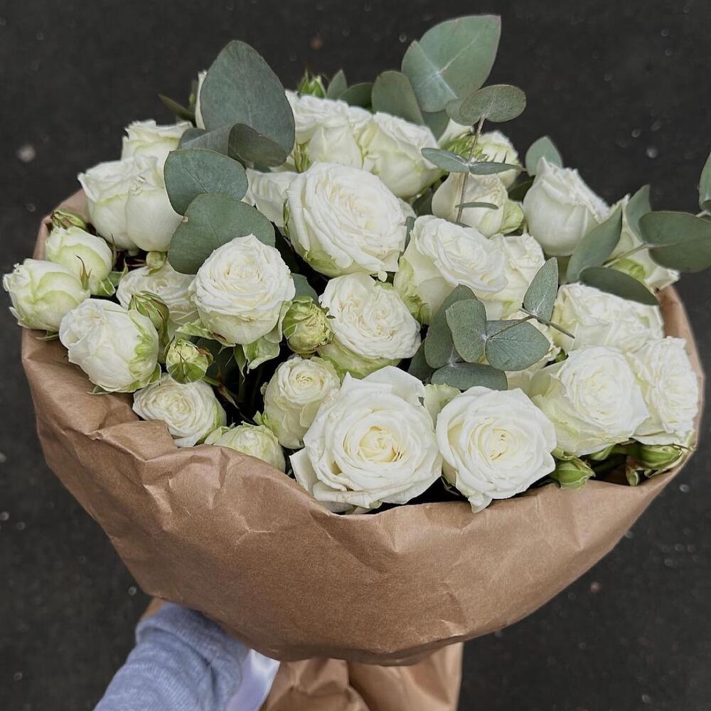 Крафт и спрей роза